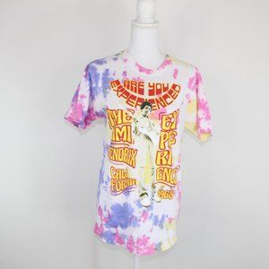 Jimi Hendrix Tie Dye Graphic Tshirt NWOT